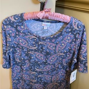 LuLaRoe Medium Julia dress soft cotton print - New with tags